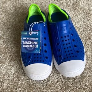 Skechers Blue Slip On Summer Shoe